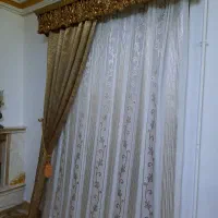 ۲ پرده به همراه ۲ کتیبه|پرده، رانر، رومیزی|رشت, جهاد|دیوار