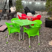 میز و صندلی پلاستیکی|میز و صندلی غذاخوری|فومن, |دیوار