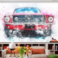 کاغذ دیواری پوستر سه بعدی ماربل ترموال پارکت|مصالح و تجهیزات ساختمان|نور, |دیوار