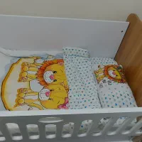 تخت خواب کودک دوحالته از بدوتولد تا ۶سالگی|تخت و صندلی بچه|تهران, جنت‌آباد شمالی|دیوار