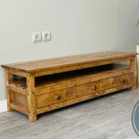 میز تلویزیون چوبی