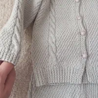 ست ژاکت و شلوار بافت نو،مناسب سیسمونی|کفش و لباس بچه|مشهد, آزادشهر|دیوار