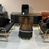 صندلی جکدار چرخدار/میز اداری کار مدیریتی کانتر/مبل|دفتر کار|قشم, |دیوار