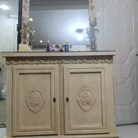 اینه کنسول با شمعدونی
