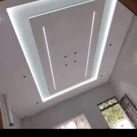 اجرای تخصصی کناف کاغذ دیواری تی وی وال رابیس کاری|خدمات پیشه و مهارت|نظرآباد, شهرک سید جمال الدین|دیوار