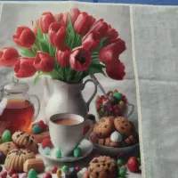 نیم سرویس اشپزخونه|سفره، حوله، دستمال آشپزخانه|قم, بوستان جوان|دیوار