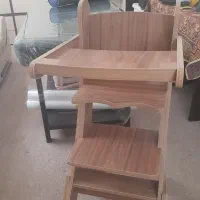 صندلی غذا خوری تمام چوب نوزادان