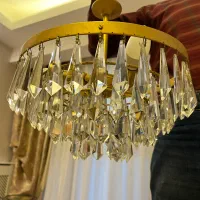 دو عدد لوستر کریستال