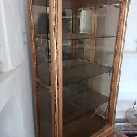 کمد ویترینی سالم و میز عسلی