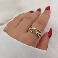 انگشتر طرح طلا بدلیجات گالری سیترین