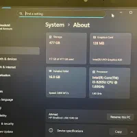 لپ تاپ hp نسل ۸ رم ۱۶|رایانه همراه|اهواز, امانیه|دیوار