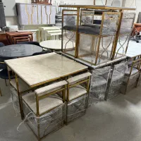 پخش میز غذاخوری فلزی آبکاری فورتیک کار تهران|میز و صندلی غذاخوری|ارومیه, |دیوار