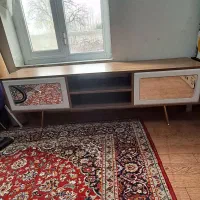 میزتلویزیون پایه طلایی سین تاش