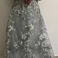 لباس مجلسی کارشده در حد نو