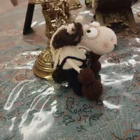 عروسک بافتنی اسب