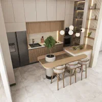 118 متری سه خوابه / غرق در نور / اشراق شمالی