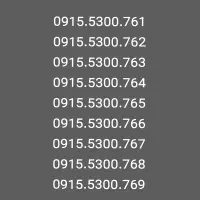 0915.5300.761|سیمکارت|مشهد, شهید فرامرز عباسی|دیوار