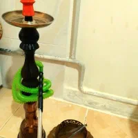 قلیان تنه چوبی