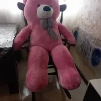 خرس بزرگ صورتی مناسب هدیه دادن|اسباب‌‌بازی|مشهد, احمدآباد|دیوار