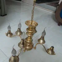 دو عدد لوستر آبکاری|لوستر و چراغ آویز|تهران, مسعودیه|دیوار