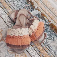 صندل مکرومه بسیار شیک