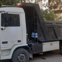 حمل نخاله و مصالح ساختمانی، با بادسان کمپرسی دولبه
