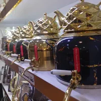 سماور روگازی‌ RSKA طرح سنگ استیل کف چدن با ارسال|قوری، کتری، قهوه‌ساز دستی|مشهد, شهید آوینی|دیوار