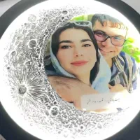 تابلو ماه، ساعت ماه دکوراتیو برجسته، آینه ماه|صنایع دستی و سایر لوازم تزئینی|مشکین‌دشت, |دیوار
