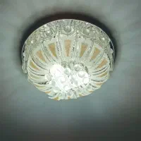 لوستر سقفی ال ای دی کنترل دار و لوستر چوبی حبابی|لوستر و چراغ آویز|قدس, شهرک فرزان|دیوار