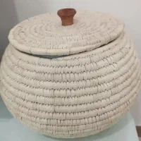 ظرف حصیری برنج