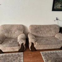 مبل راحتی ۷ نفره + میز وسط|مبلمان خانگی و میز عسلی|شاهین‌شهر, عطار|دیوار