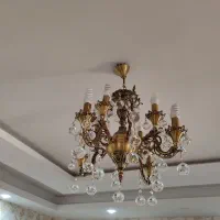 یک جفت لوستر برنز