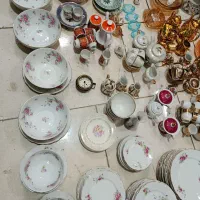 سماور قدیمی و فانوس