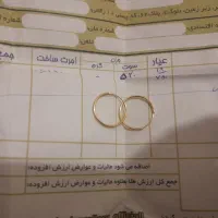 گوشواره وپلاک طلا