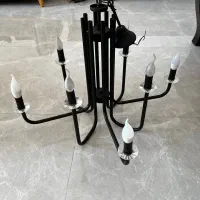 لوستر ۸ شاخه|لوستر و چراغ آویز|رشت, استادسرا|دیوار