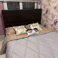 تخت دو نفره کشو دار چوبی + تشک خوش خواب|تخت و سرویس خواب|تهران, هروی|دیوار