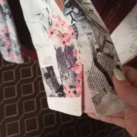 مانتوی زنانه طرح دار سایز ۳۶ و شلوار سایز ۳۶|لباس|رشت, رودباری|دیوار