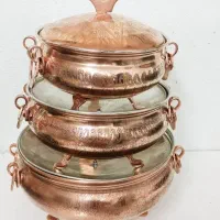 ظروف مسی/سوپ خوری مسی/بدون تغییر رنگ/اقساطی