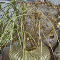 گلدان شیشه‌ای با گل|گل مصنوعی|بوکان, |دیوار