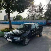 پژو مشکی تک سوز|خودرو سواری و وانت|چوبر, |دیوار