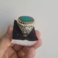انگشتر فیروزه نیشابور  بسیار فاخر برای روز پدر