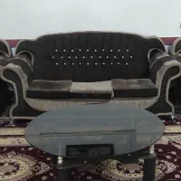 مبلمان هفت نفره همراه عسلی|مبلمان خانگی و میز عسلی|نهاوند, |دیوار