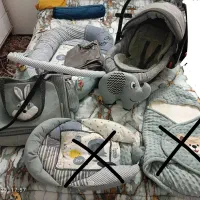 لوازم  نوزاد کریر تشک بازی قنداق فرنگی سوئیسی کیف