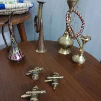 برنجی قلیان برنزی دکوری ظروف آشپزخانه مسی