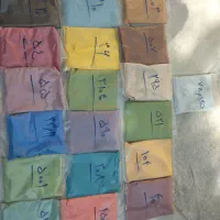 رنگ پودری لعاب (استین) و دیوار کوب خام سفال