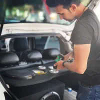 نصب سیستم ضبط وباند میدرنج مانیتور دزدگیر  دودی