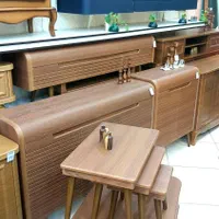 ست کامل مدل رز خطی(جاکفشی ،میزTV ،جلومبلی و کنسول)|بوفه، ویترین، کنسول|اصفهان, جویباره|دیوار