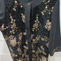 مانتو مجلسی سوزن دوزی|لباس|تهران, خانی آباد نو شمالی|دیوار