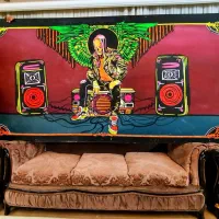 تابلو فلورسنت بلک لایت|تابلو، نقاشی، عکس|مشهد, چهارچشمه|دیوار