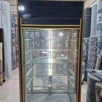 یخچال دو طرف نما مشکی طلایی عرض ۱.۲۰